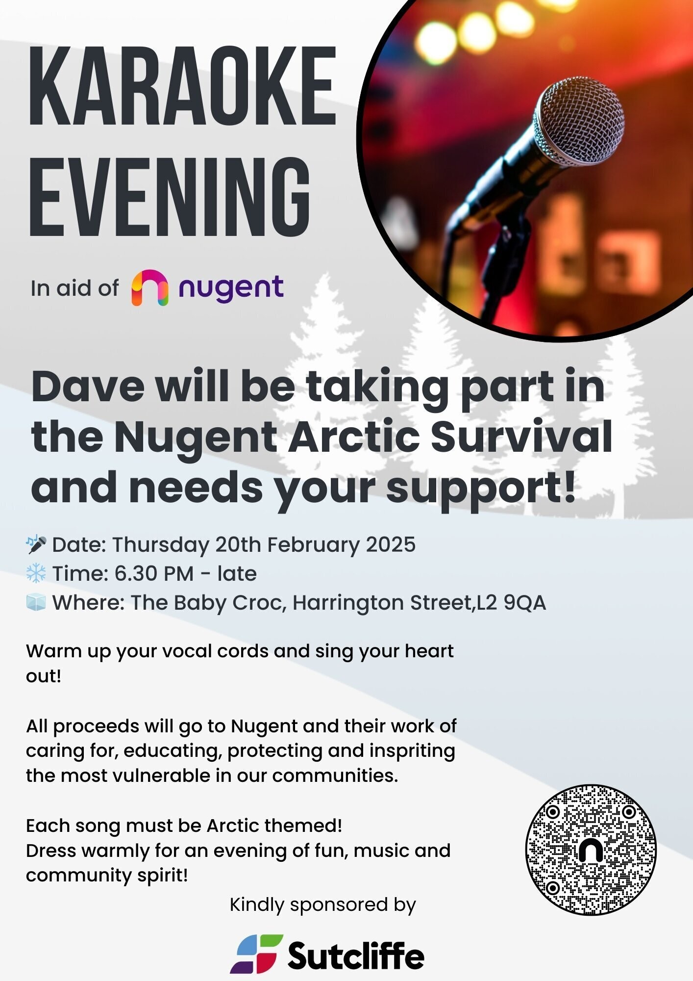 Kareoke Evening 'Arctic Idol' for Nugent