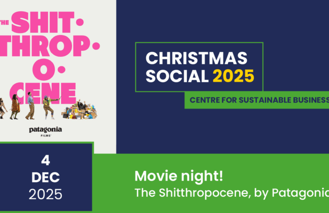 ULMS Centre for Sustainable Business Christmas Social 2025 – Movie Night