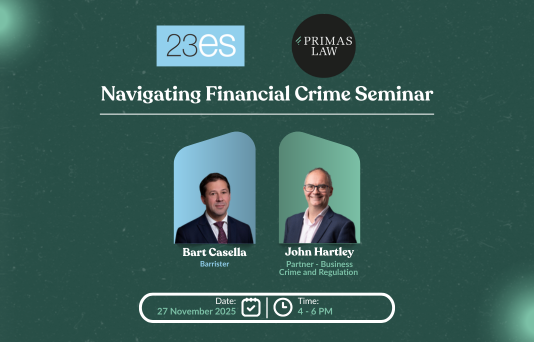 Navigating Financial Crime Seminar