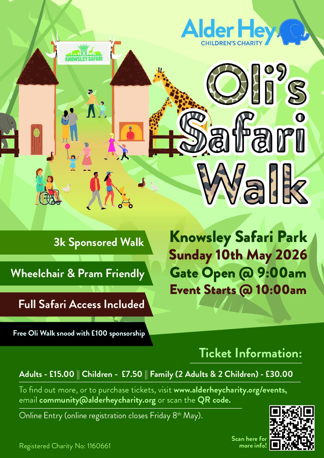 Oli’s Safari Walk – Sunday 10th May
