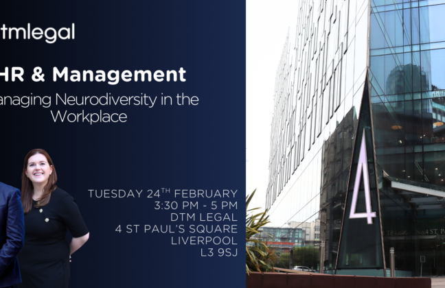 Managing Neurodiversity on the Workplace - DTM Legal