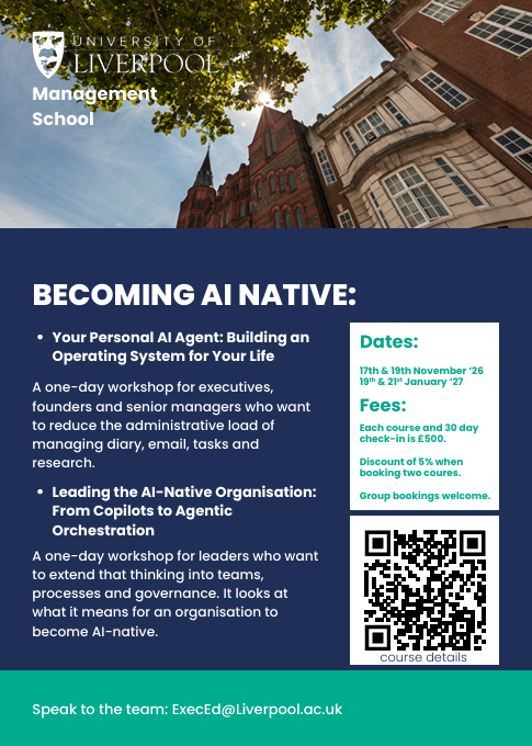 Becoming AI Native: Your Personal AI Agent: Building an Operating System for Your Life