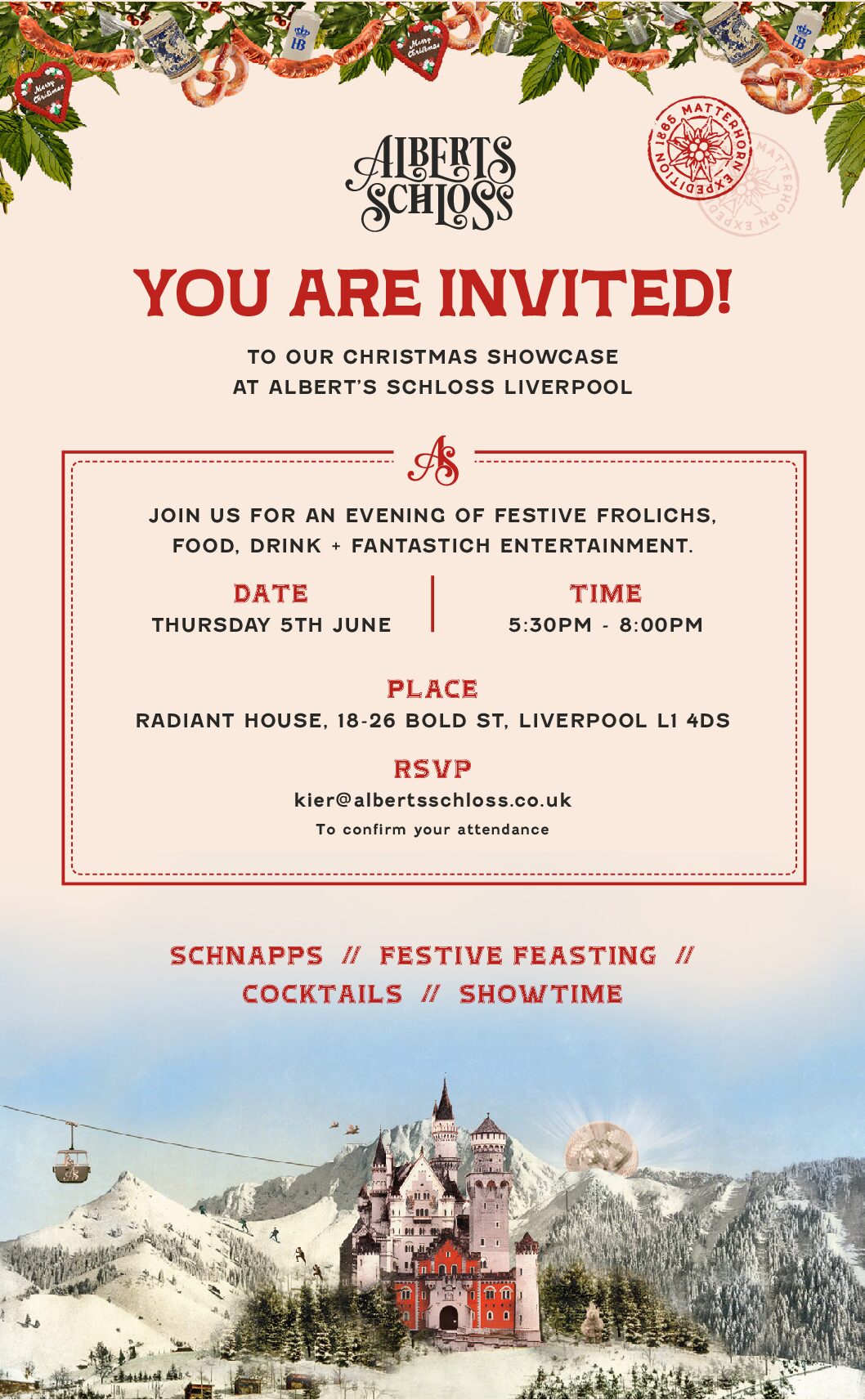 Albert's Schloss Christmas Showcase