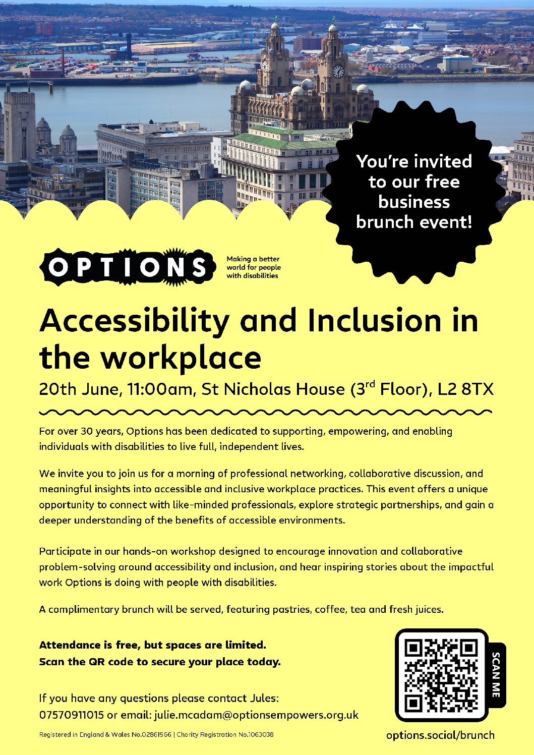 Accessibility and inclusion in the workplace- Options For Supported Living