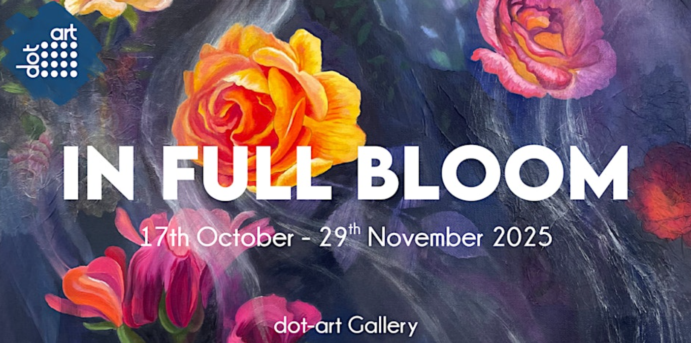 In Full Bloom - Featuring dot-art artists Frank Leung, Hilary Dron and Madeleine Pires 