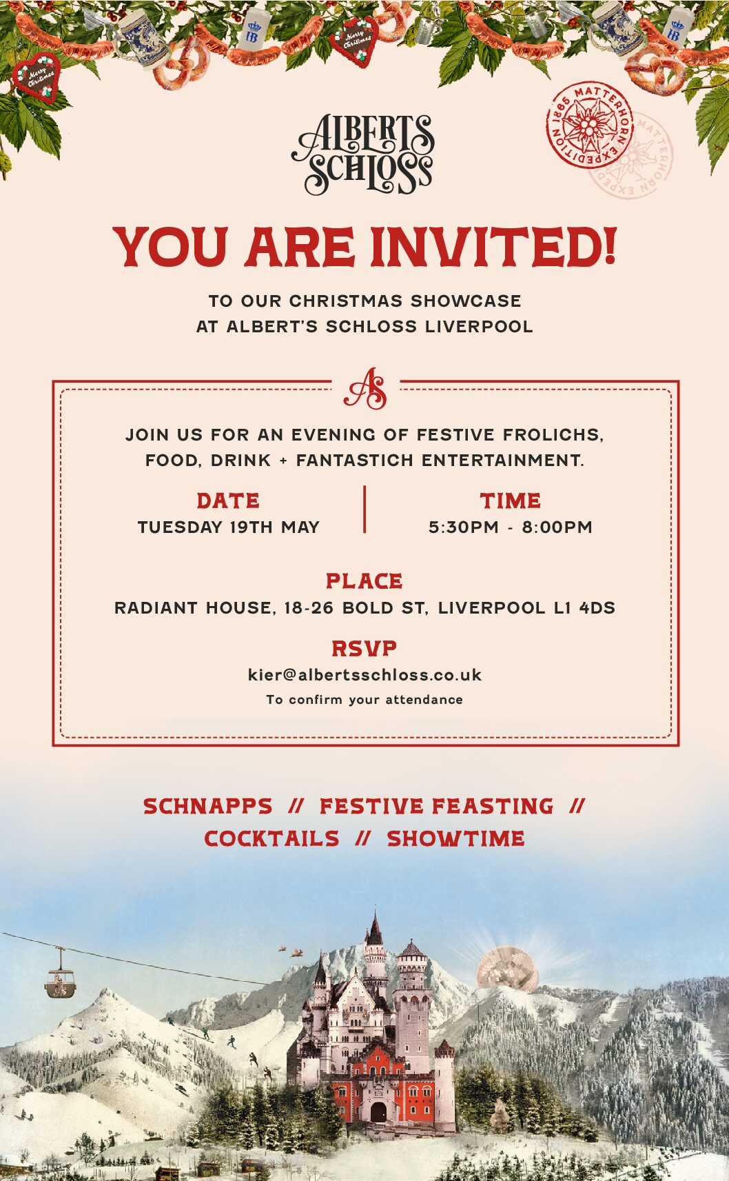 Albert's Schloss Christmas Showcase