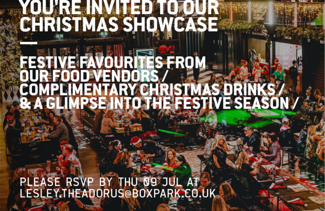 Christmas Showcase- BOXPARK