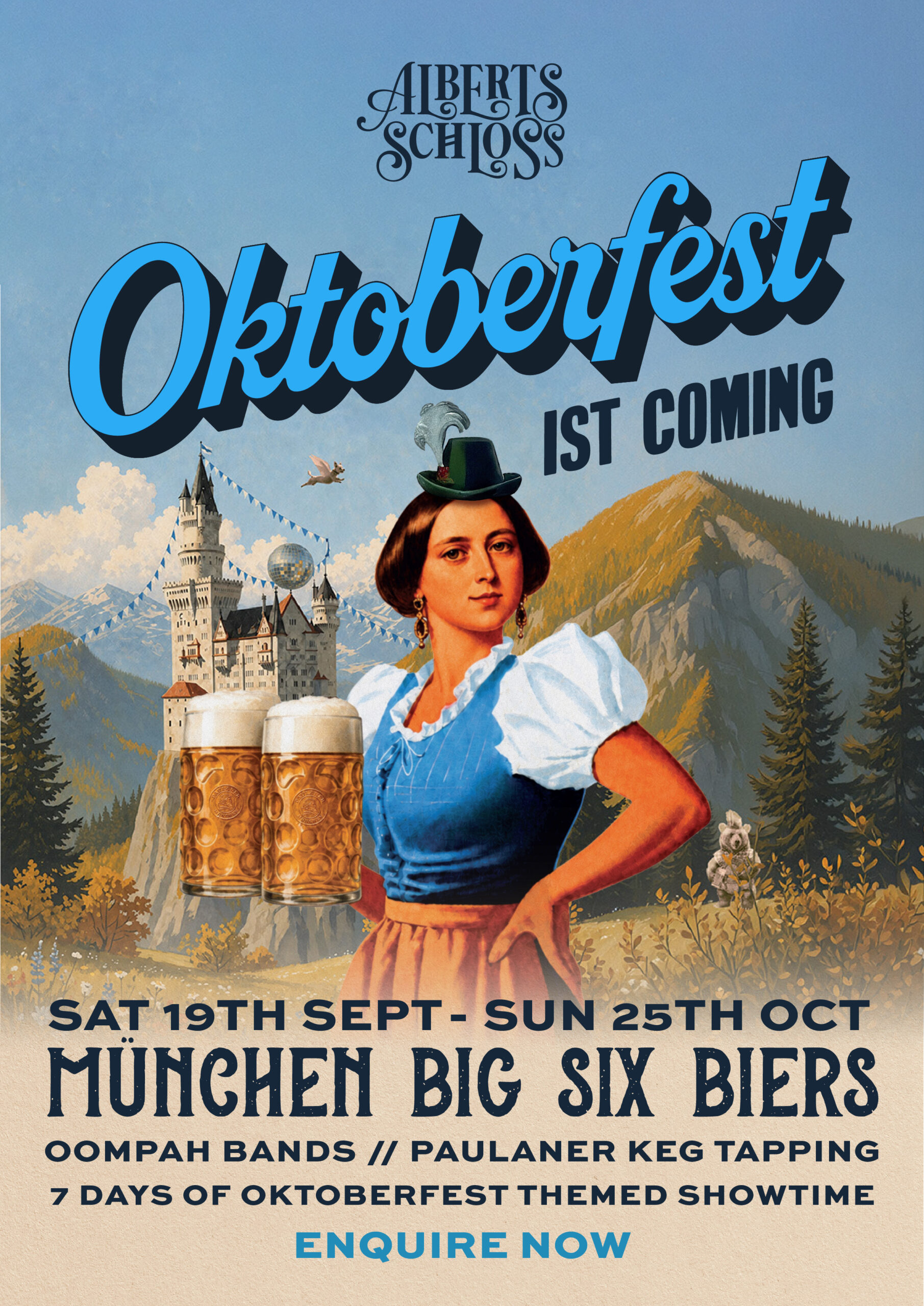 Prost to Oktoberfest at Albert's Schloss